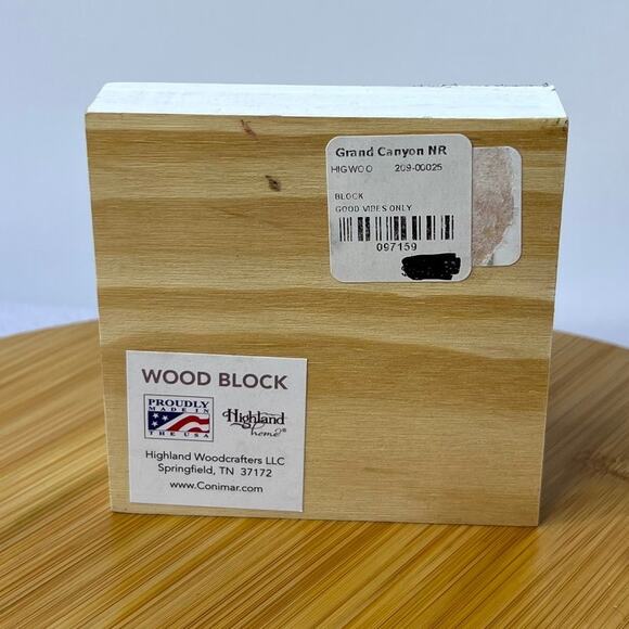 Conimar "Good Vibes Only" Wood Block Pink,Lime Green,Gray - Picture 5 of 5